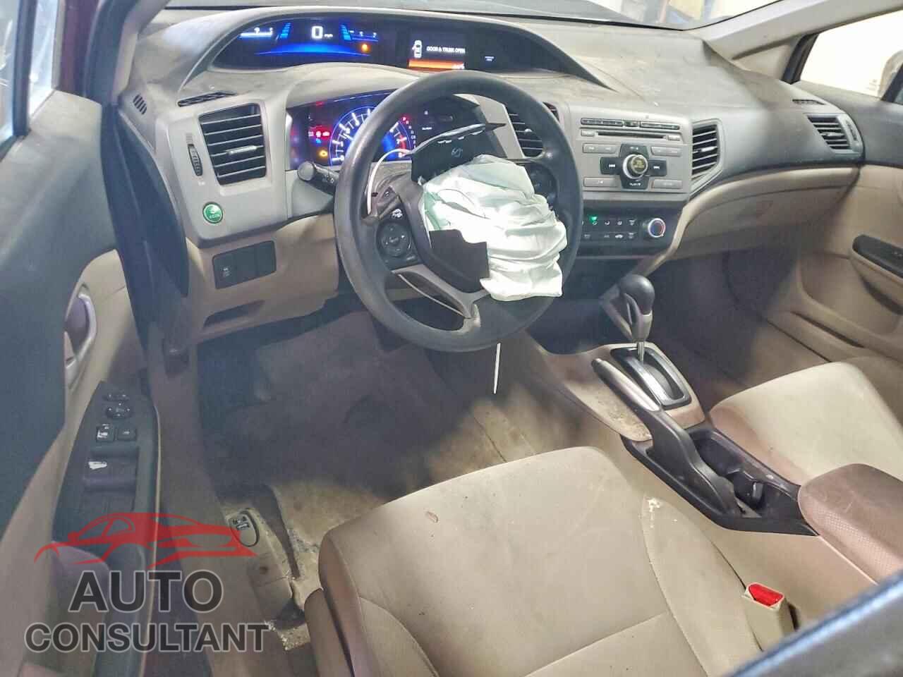 HONDA CIVIC 2012 - 19XFB2F57CE078967