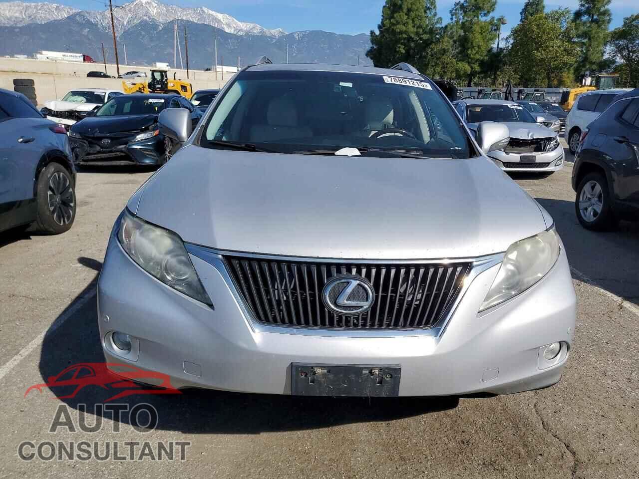 LEXUS RX 350 2012 - 2T2BK1BA2CC139941