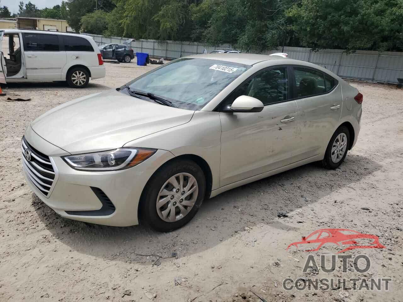 HYUNDAI ELANTRA 2017 - KMHD74LF7HU087352