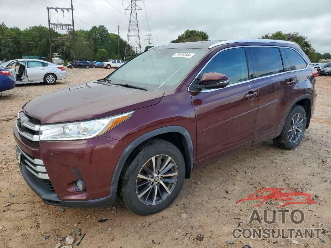 TOYOTA HIGHLANDER 2017 - 5TDJZRFH1HS409211