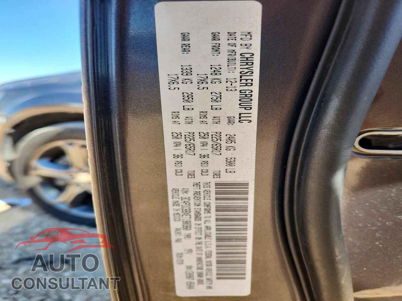 DODGE JOURNEY 2015 - 3C4PDCGG0FT597721