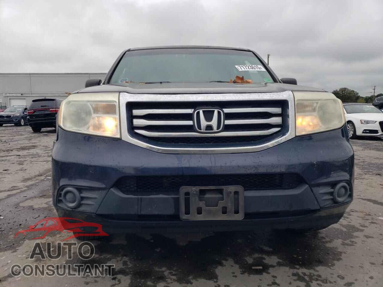 HONDA PILOT 2012 - 5FNYF4H23CB073741