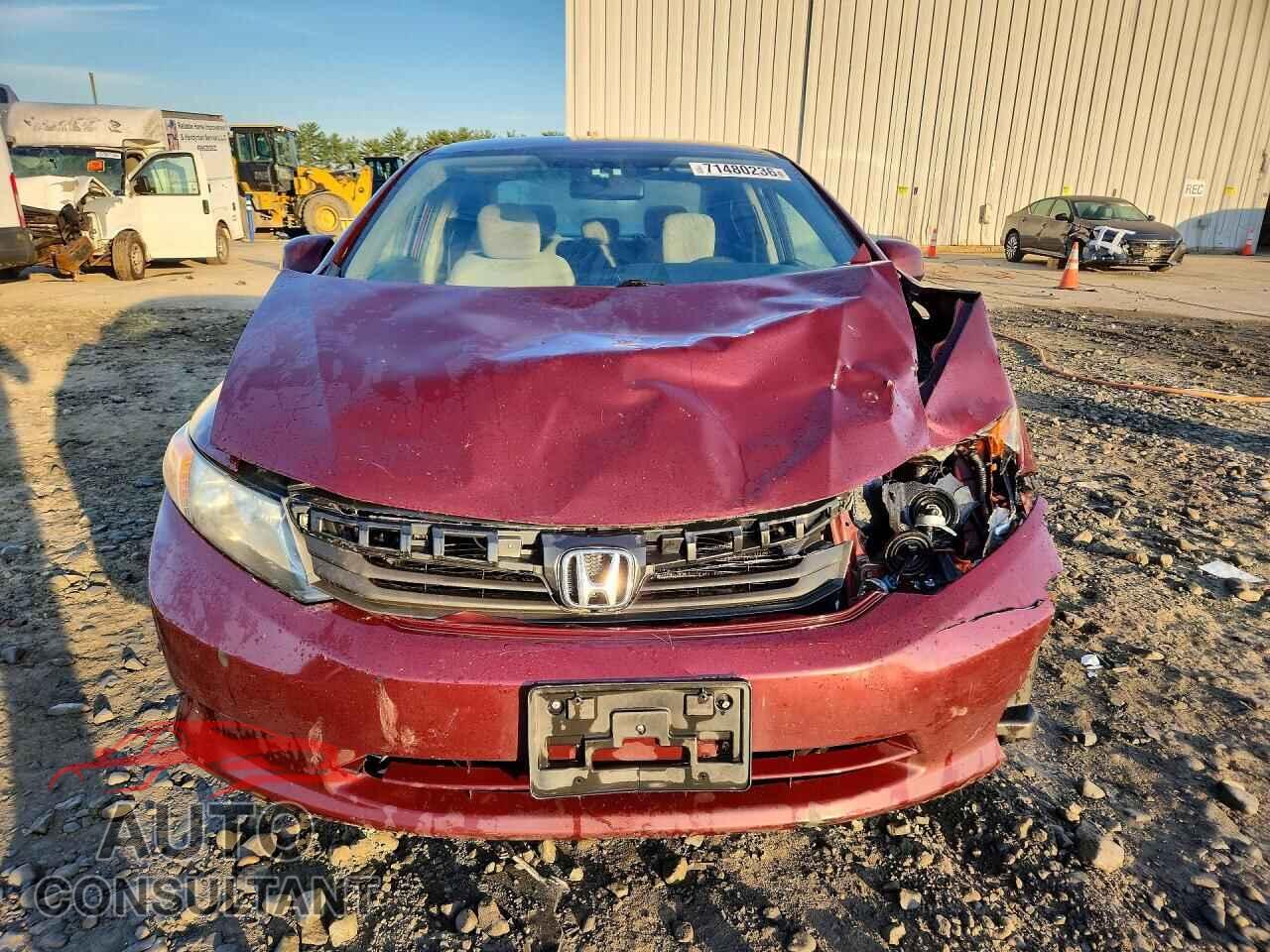 HONDA CIVIC 2012 - 2HGFB2F5XCH603543