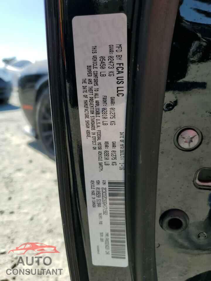 DODGE CHALLENGER 2016 - 2C3CDZC93GH171562