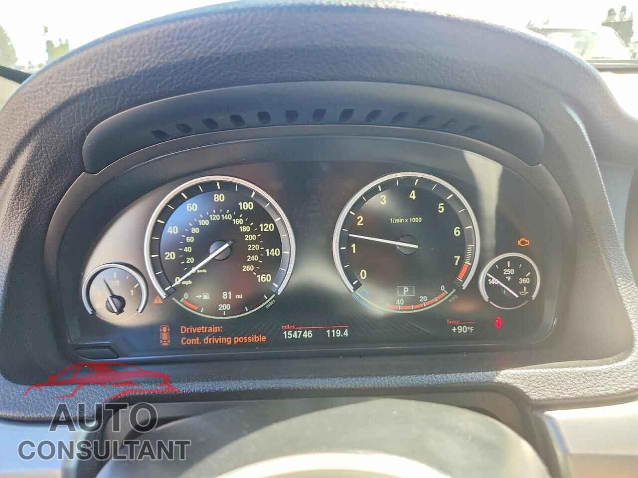 BMW 5 SERIES 2014 - WBA5M6C52ED085960