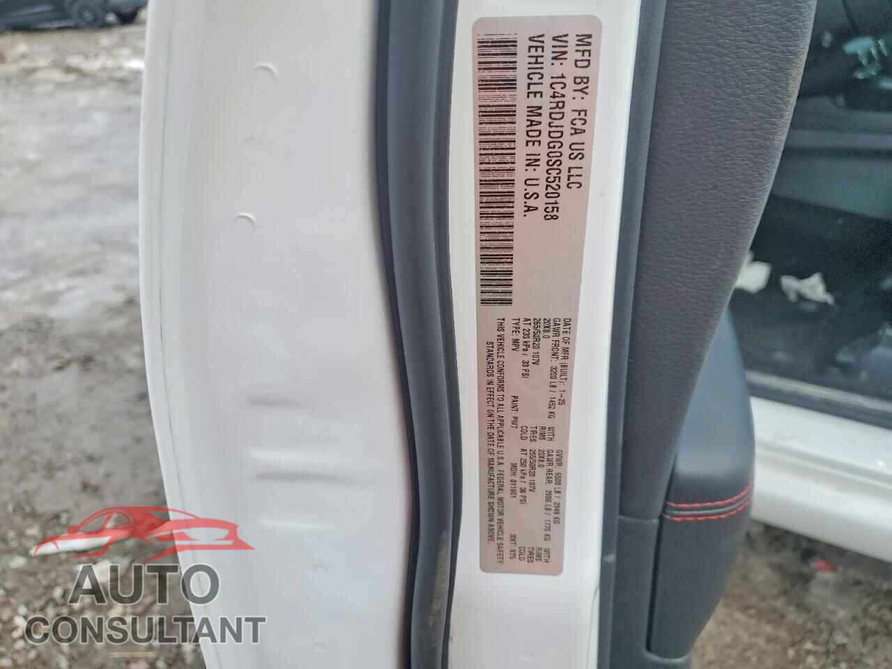 DODGE DURANGO 2025 - 1C4RDJDG0SC520158