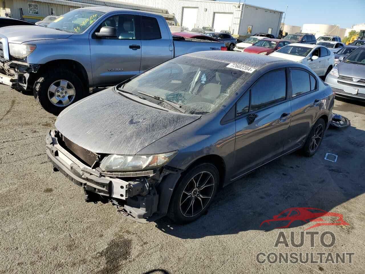 HONDA CIVIC 2013 - 19XFB2F52DE222801