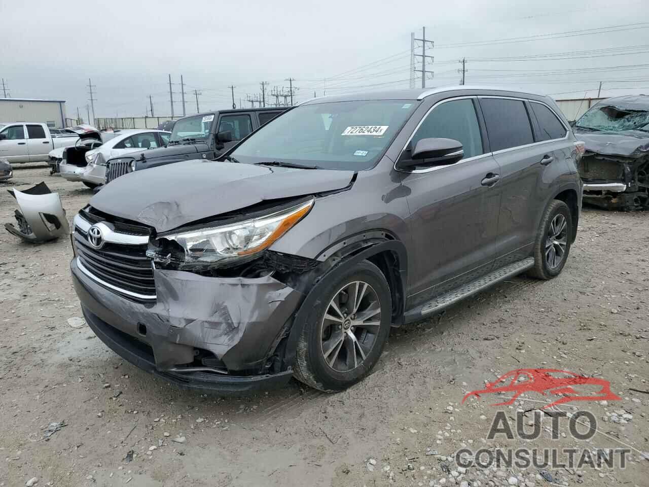 TOYOTA HIGHLANDER 2016 - 5TDKKRFH8GS501813