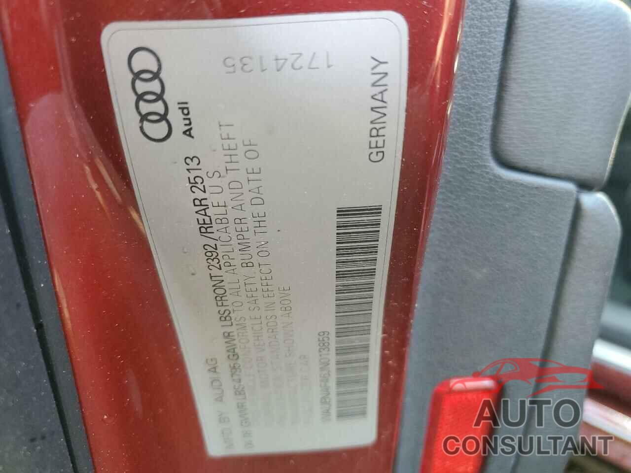 AUDI A4 2018 - WAUENAF46JN013859