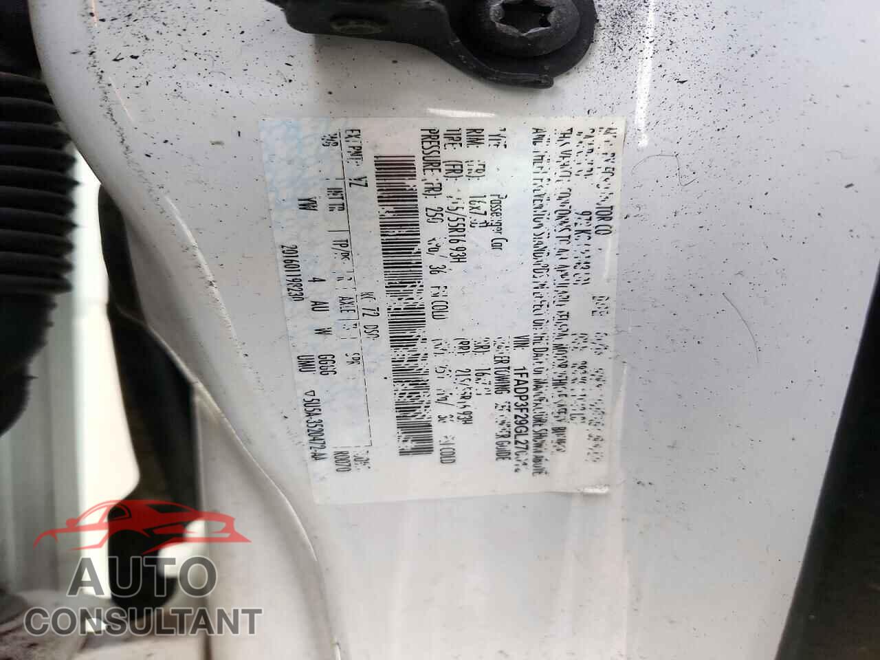 FORD FOCUS 2016 - 1FADP3F29GL270012
