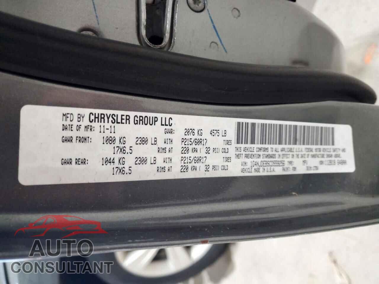 JEEP COMPASS 2012 - 1C4NJDEB9CD559256