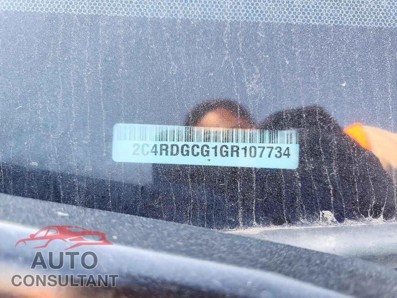 DODGE CARAVAN 2016 - 2C4RDGCG1GR107734
