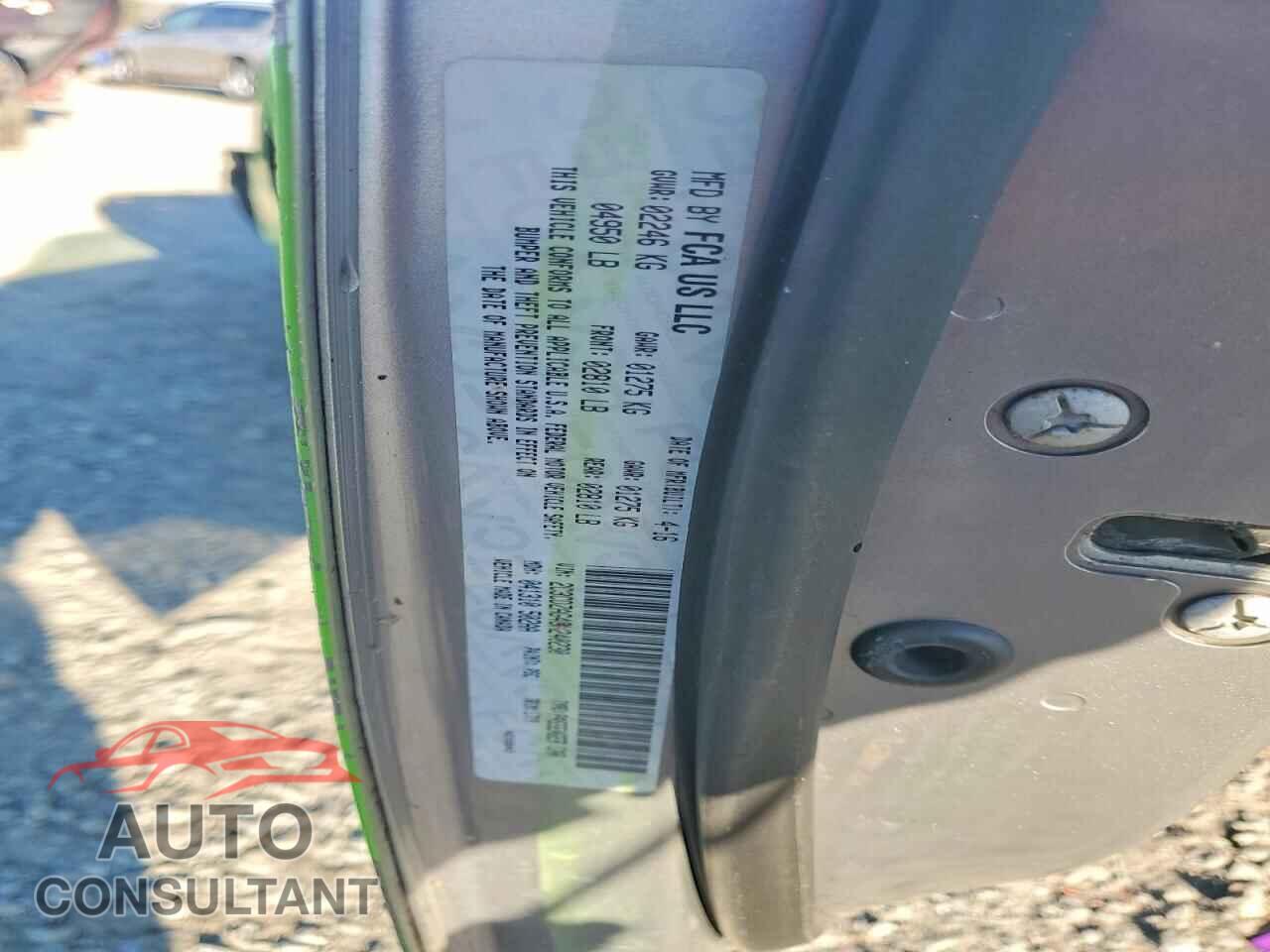 DODGE CHALLENGER 2016 - 2C3CDZAG4GH240230
