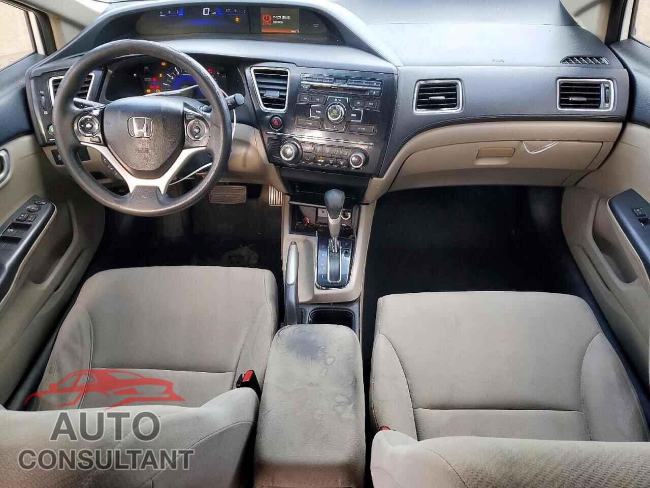 HONDA CIVIC 2013 - 19XFB2F55DE236255