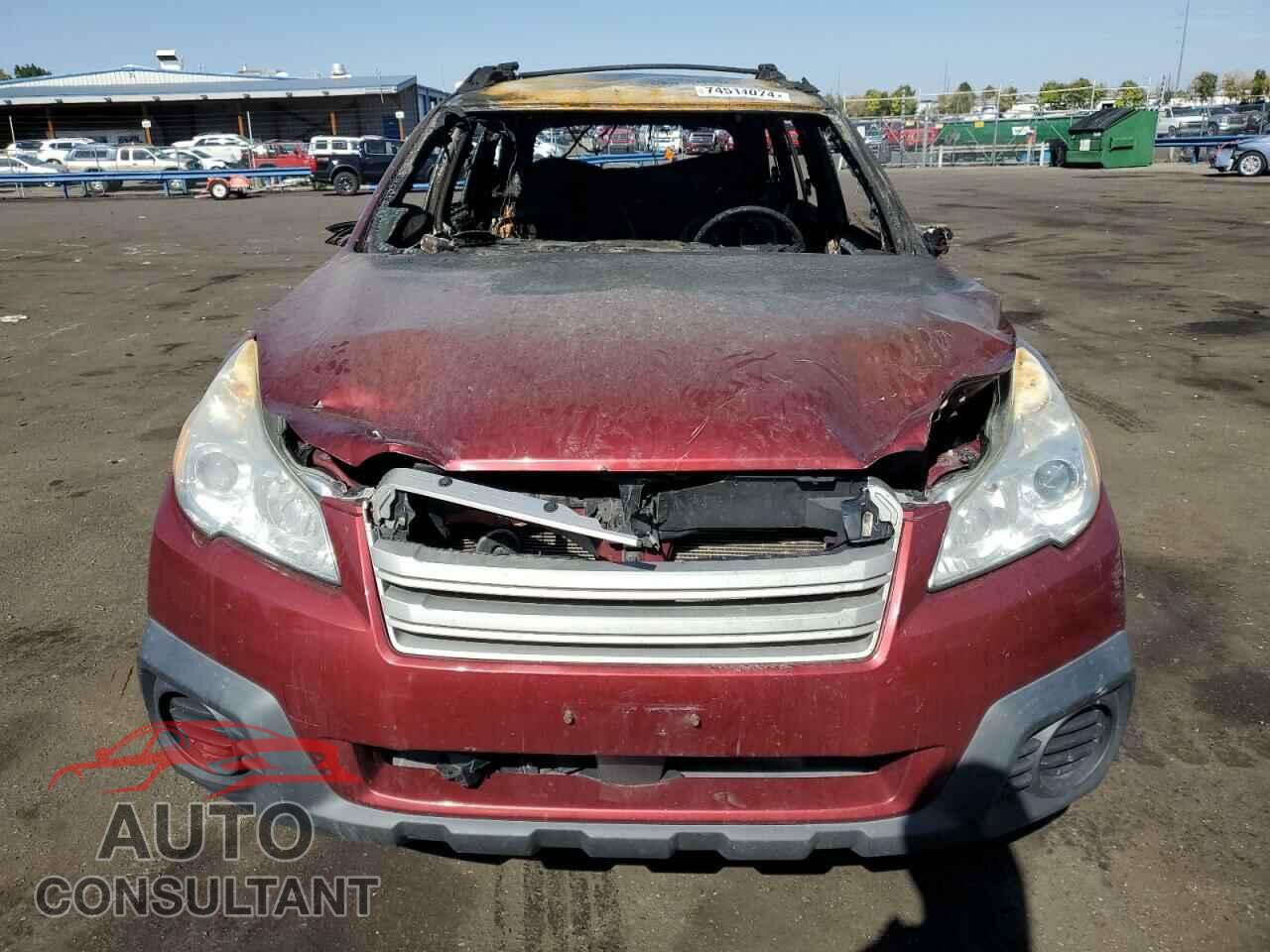 SUBARU OUTBACK 2013 - 4S4BRCAC6D1318242