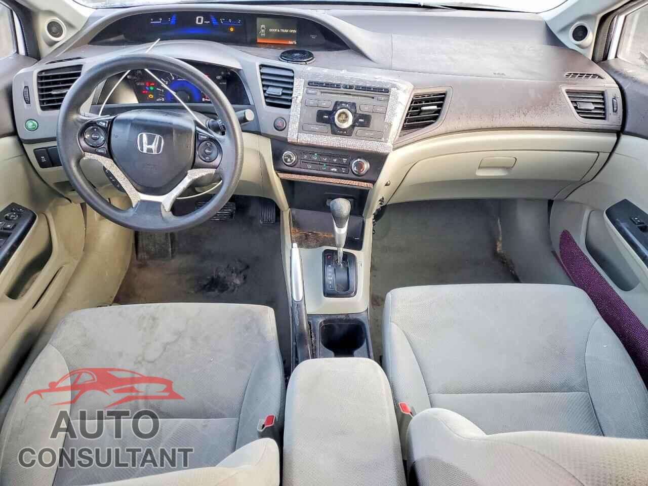 HONDA CIVIC 2012 - 19XFB2F84CE093579