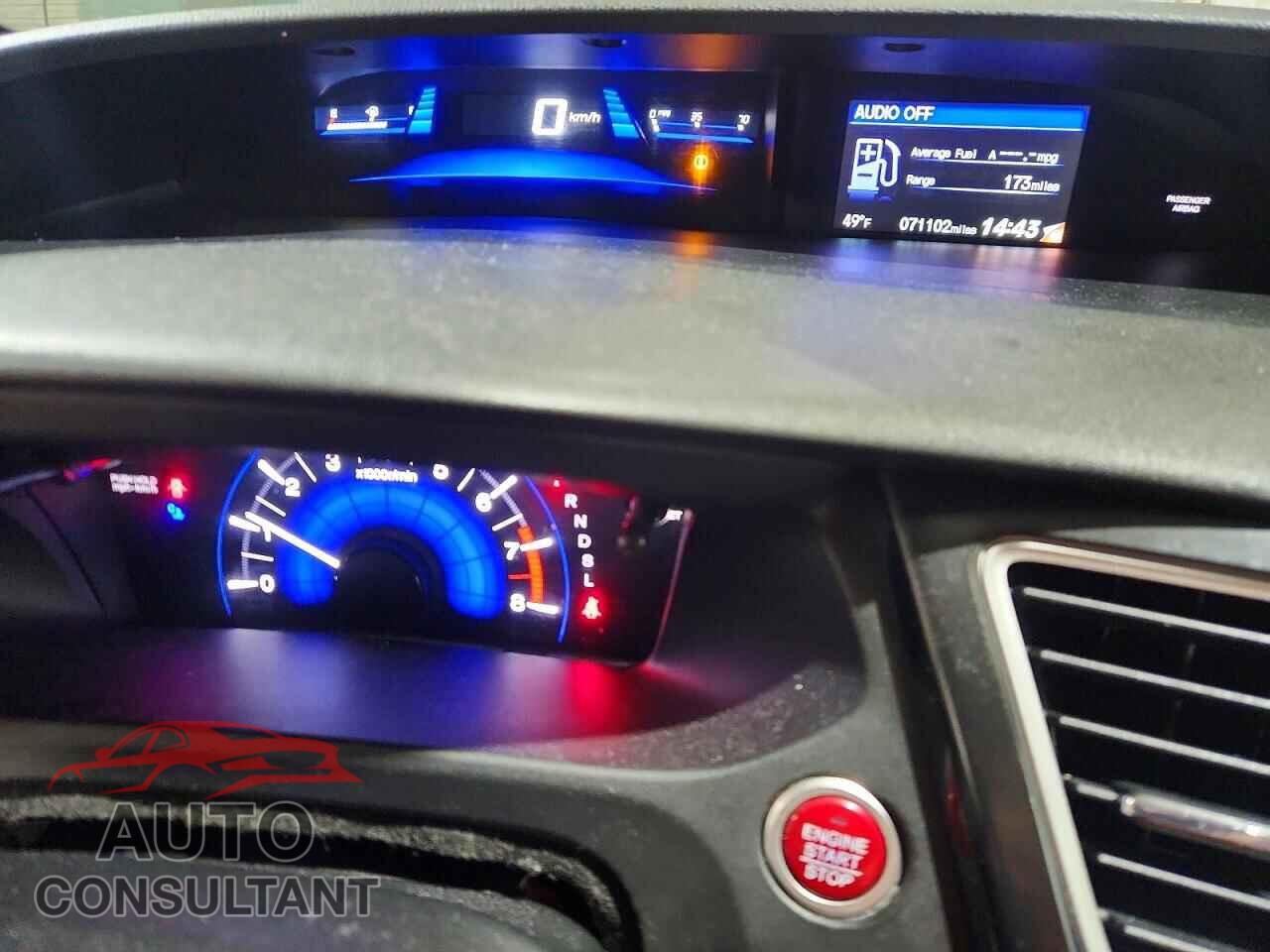 HONDA CIVIC 2014 - 2HGFB2F82EH536563