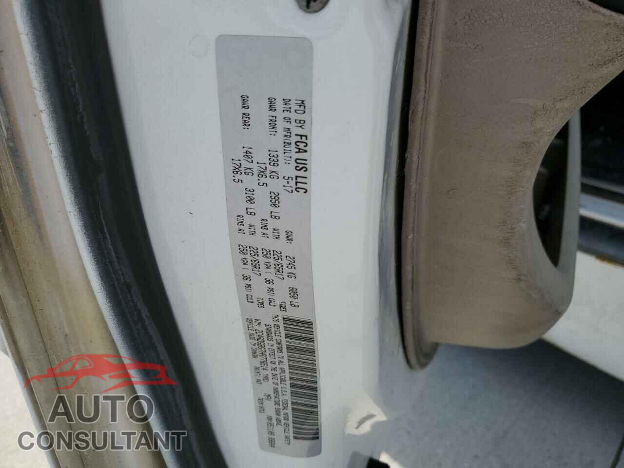 DODGE CARAVAN 2017 - 2C4RDGBG7HR776514