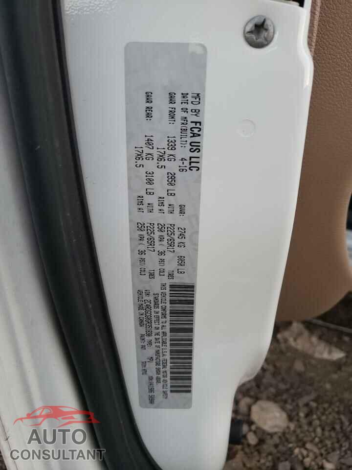 DODGE CARAVAN 2016 - 2C4RDGCG0GR351830