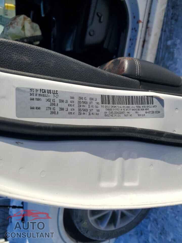 DODGE DURANGO 2017 - 1C4RDJDG0HC820971