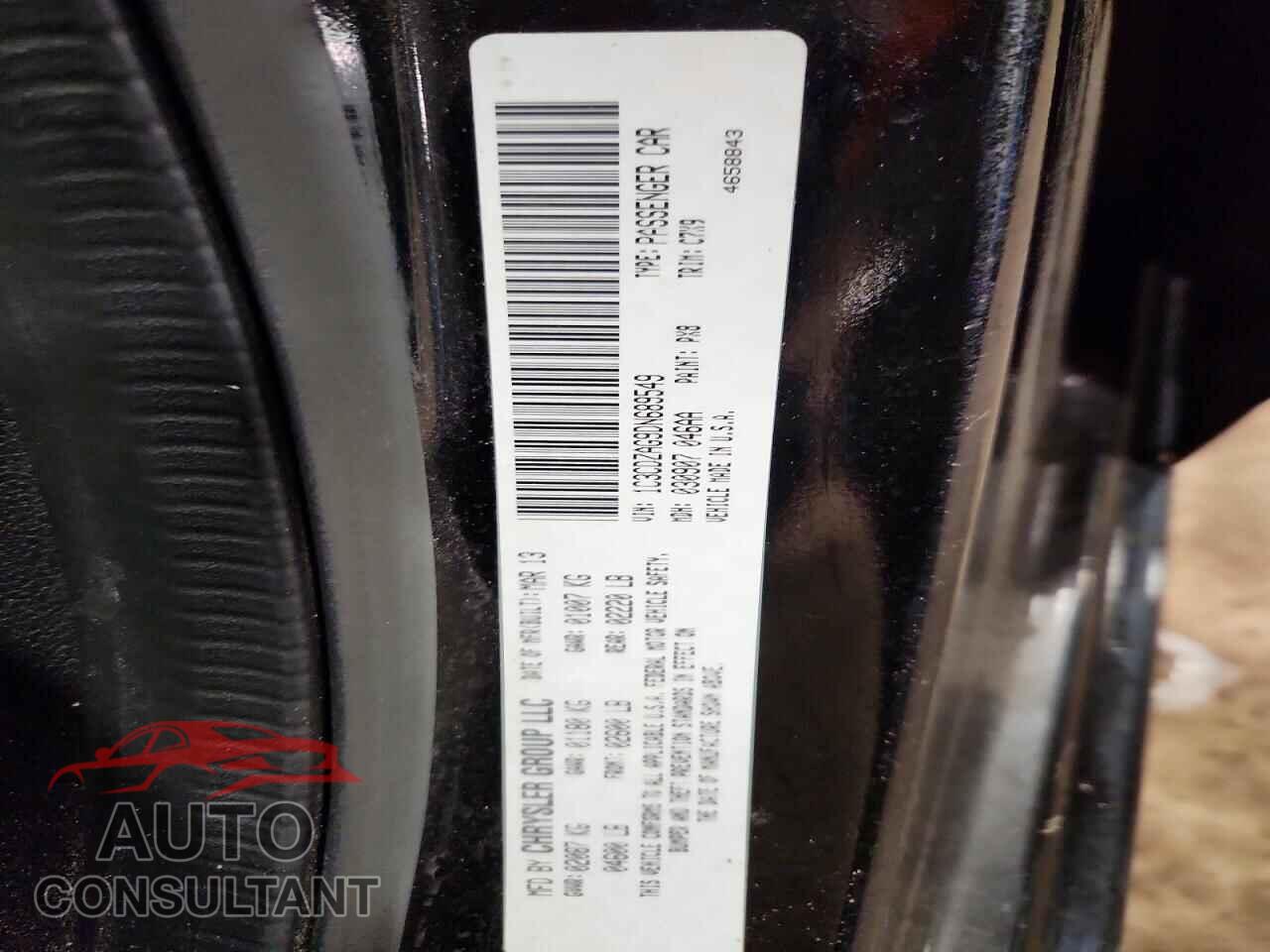 DODGE AVENGER 2013 - 1C3CDZAG9DN689549