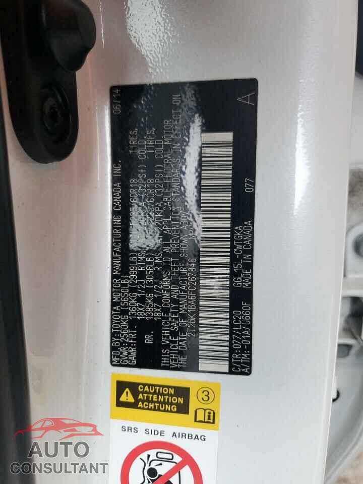 LEXUS RX350 2015 - 2T2BK1BA6FC267846