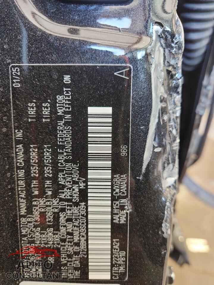 LEXUS UNKNOWN 2025 - 2T2BBMCA9SC073094
