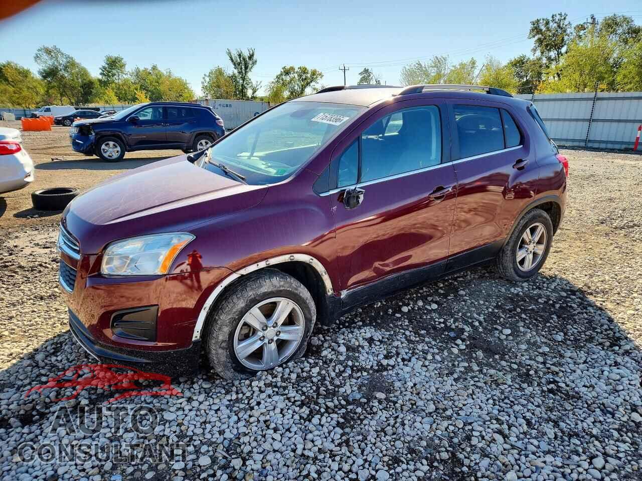 CHEVROLET TRAX 2016 - 3GNCJLSB4GL142169