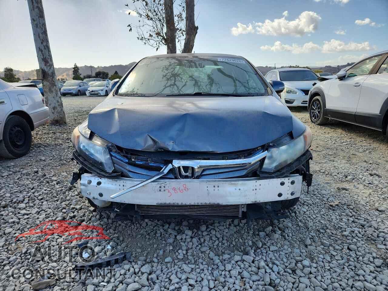 HONDA CIVIC 2012 - JHMFB4F31CS008287
