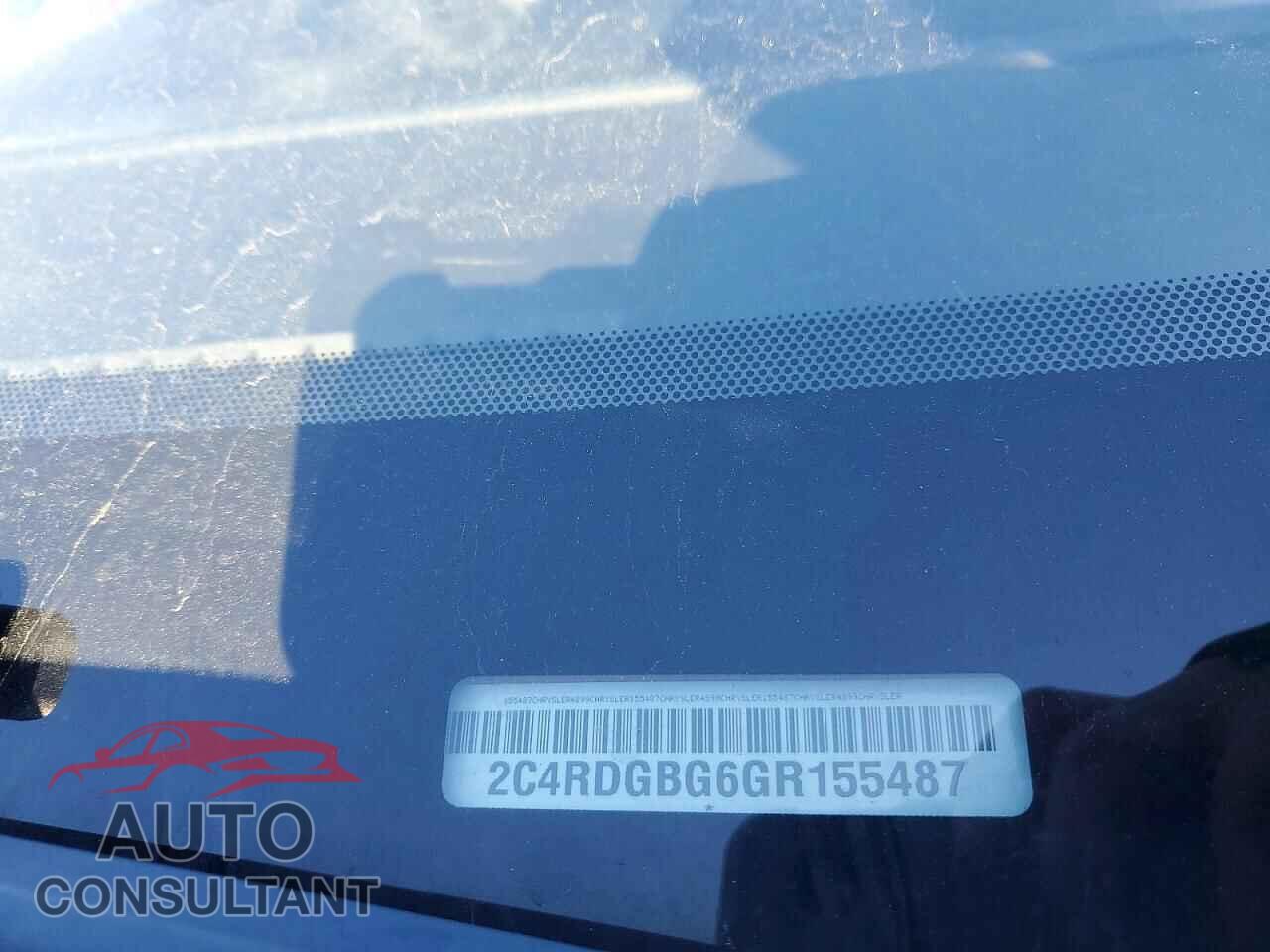 DODGE CARAVAN 2016 - 2C4RDGBG6GR155487