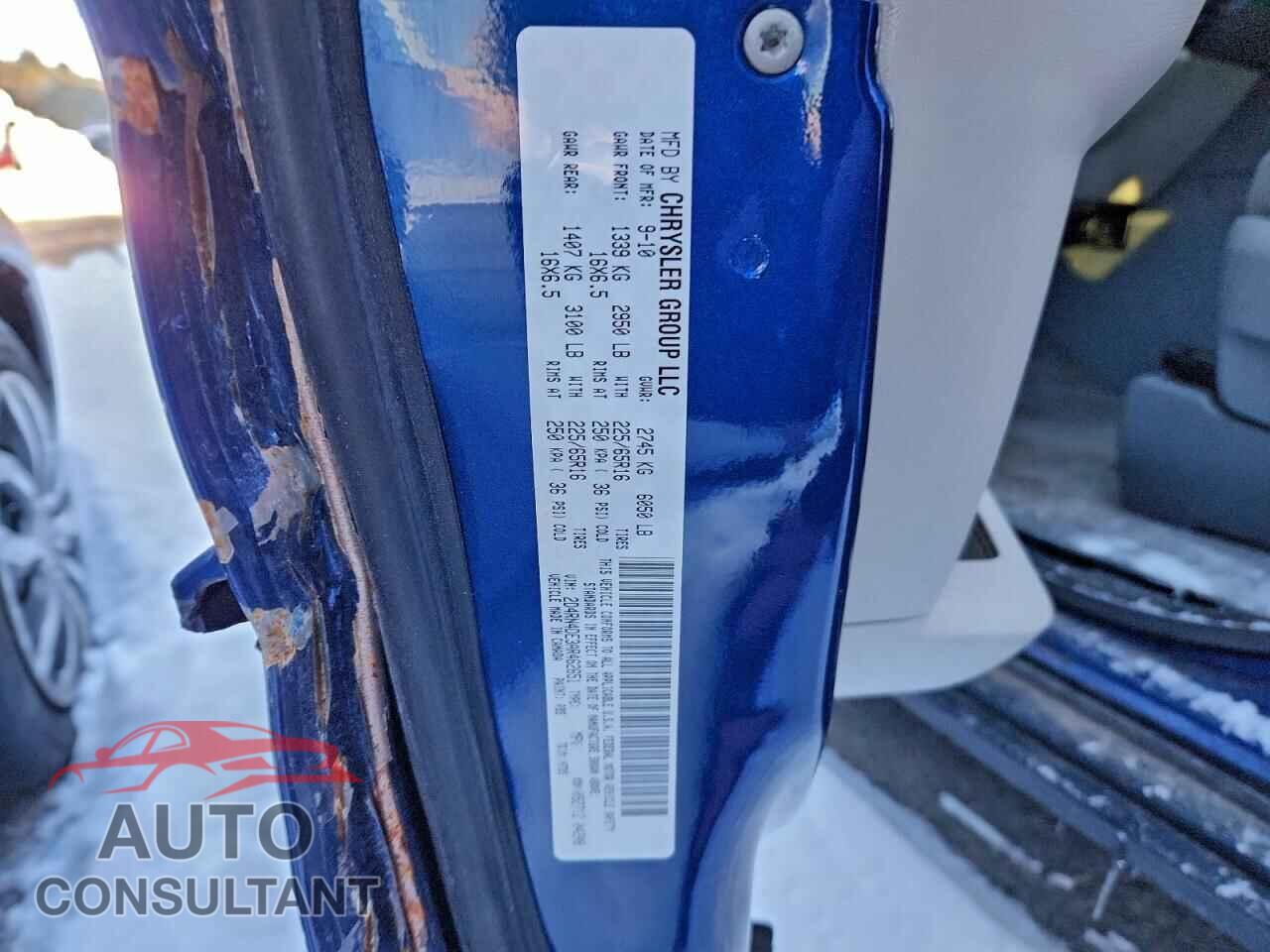 DODGE CARAVAN 2010 - 2D4RN4DE3AR462651