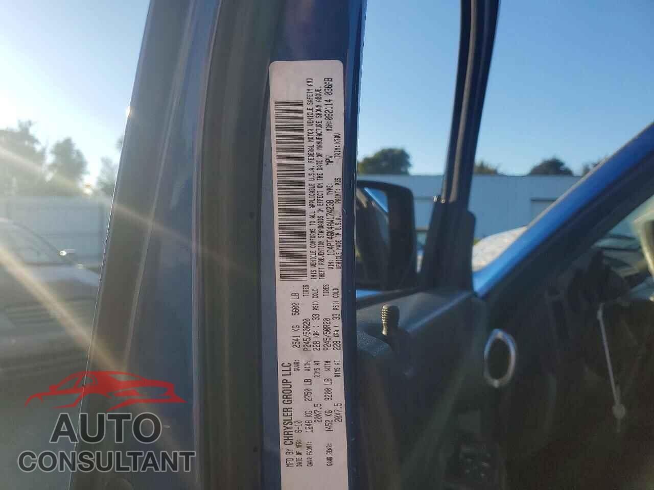 DODGE NITRO 2010 - 1D4PT4GK4AW174238
