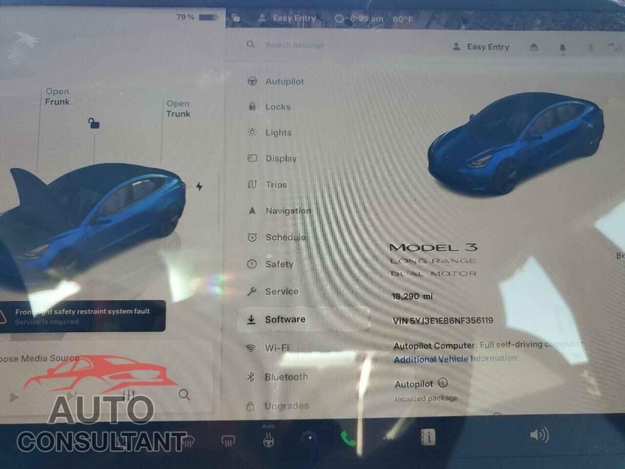 TESLA MODEL 3 2022 - 5YJ3E1EB6NF356119