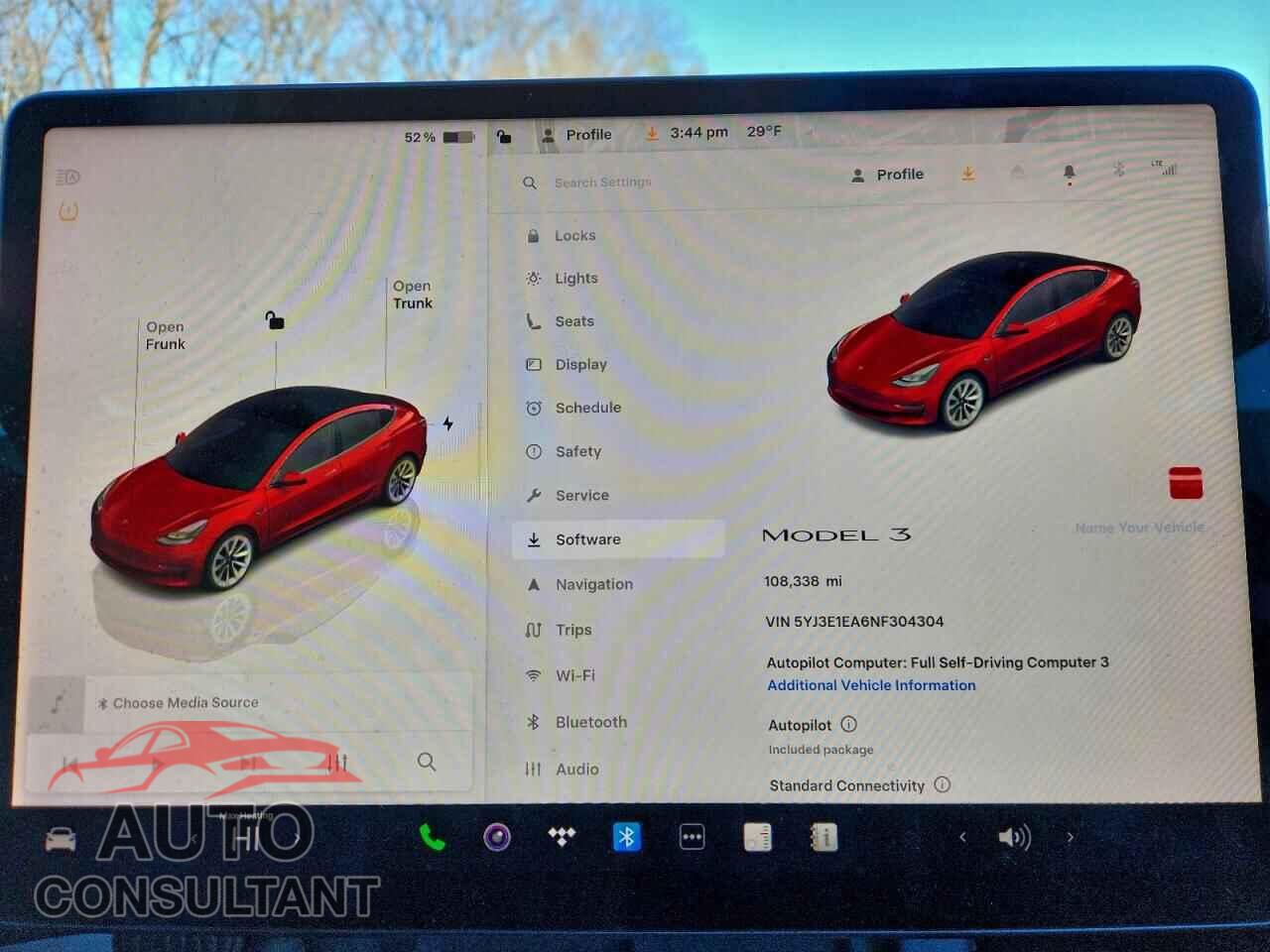 TESLA MODEL 3 2022 - 5YJ3E1EA6NF304304