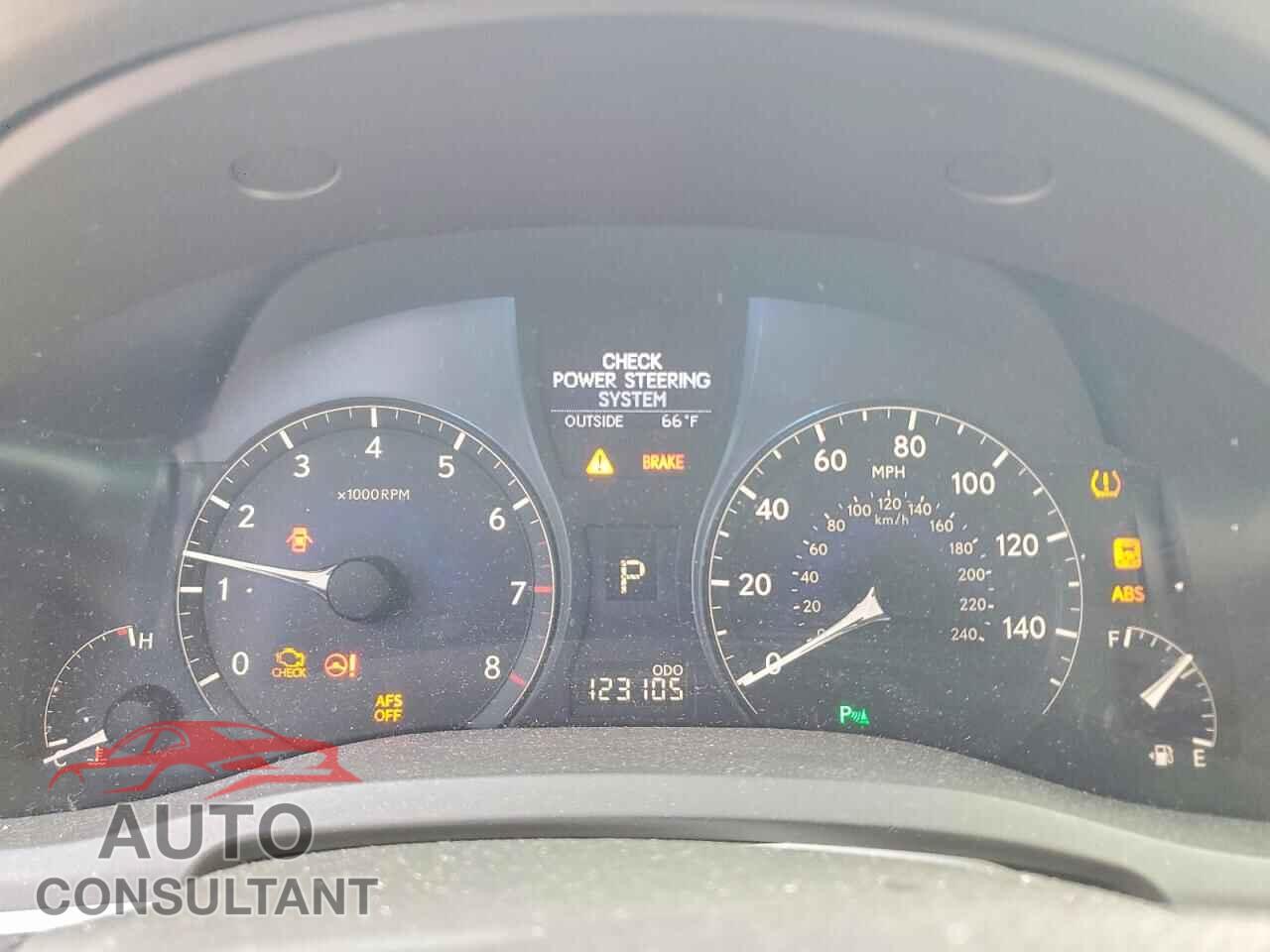LEXUS RX350 2012 - 2T2ZK1BA4CC075612
