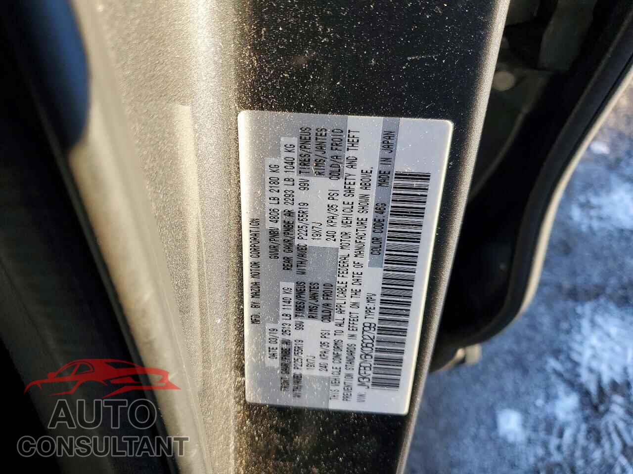 MAZDA CX-5 2019 - JM3KFBDY6K0602799