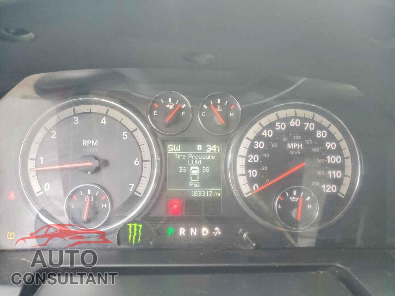 DODGE RAM 1500 2012 - 1C6RD7GT5CS170617