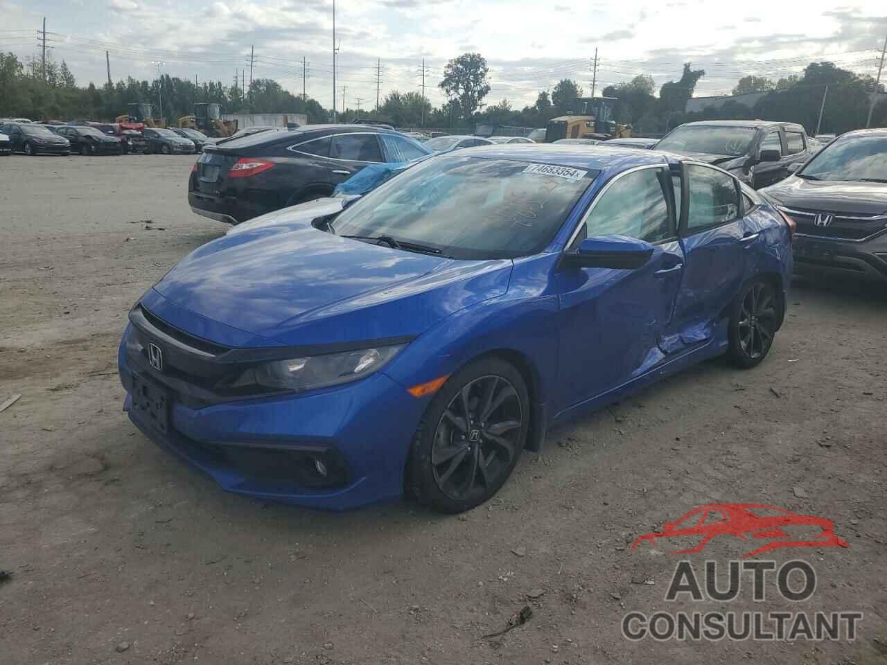 HONDA CIVIC 2019 - 19XFC2F80KE025047