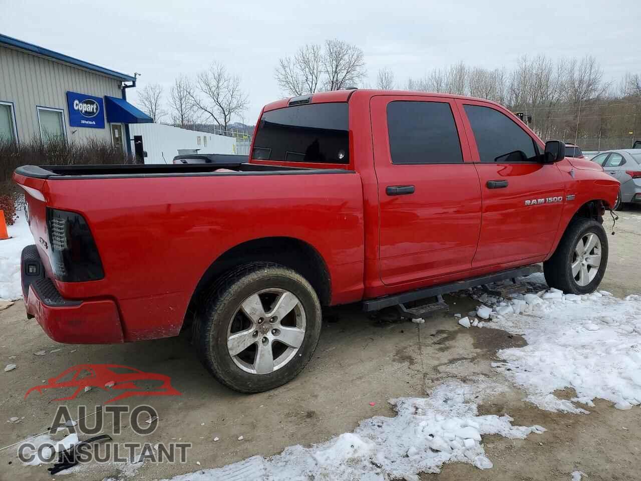 DODGE RAM 1500 2012 - 1C6RD7KT4CS199808