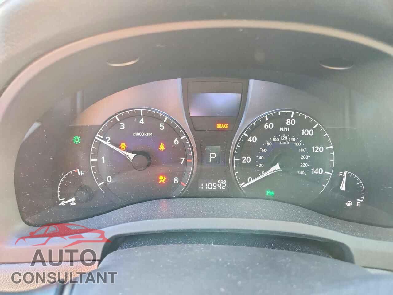 LEXUS RX350 2012 - 2T2ZK1BAXCC086212