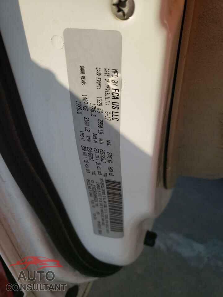 DODGE CARAVAN 2017 - 2C4RDGBG2HR802324