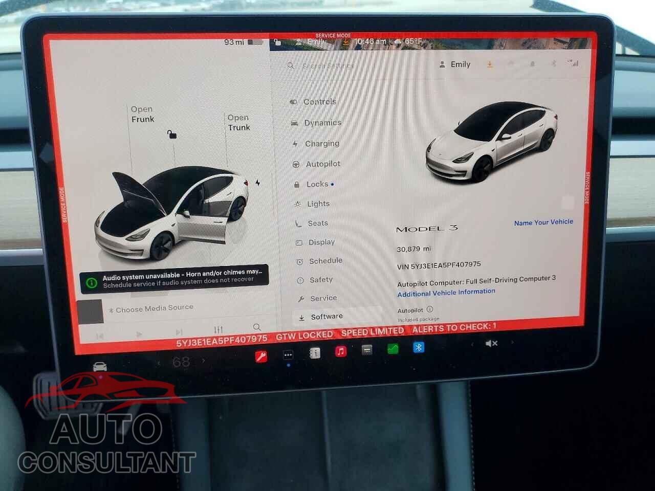 TESLA MODEL 3 2023 - 5YJ3E1EA5PF407975