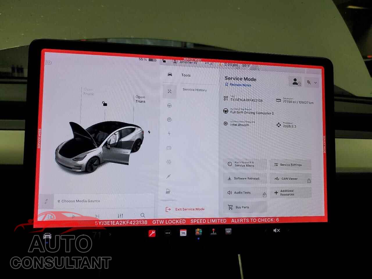 TESLA MODEL 3 2019 - 5YJ3E1EA2KF423138