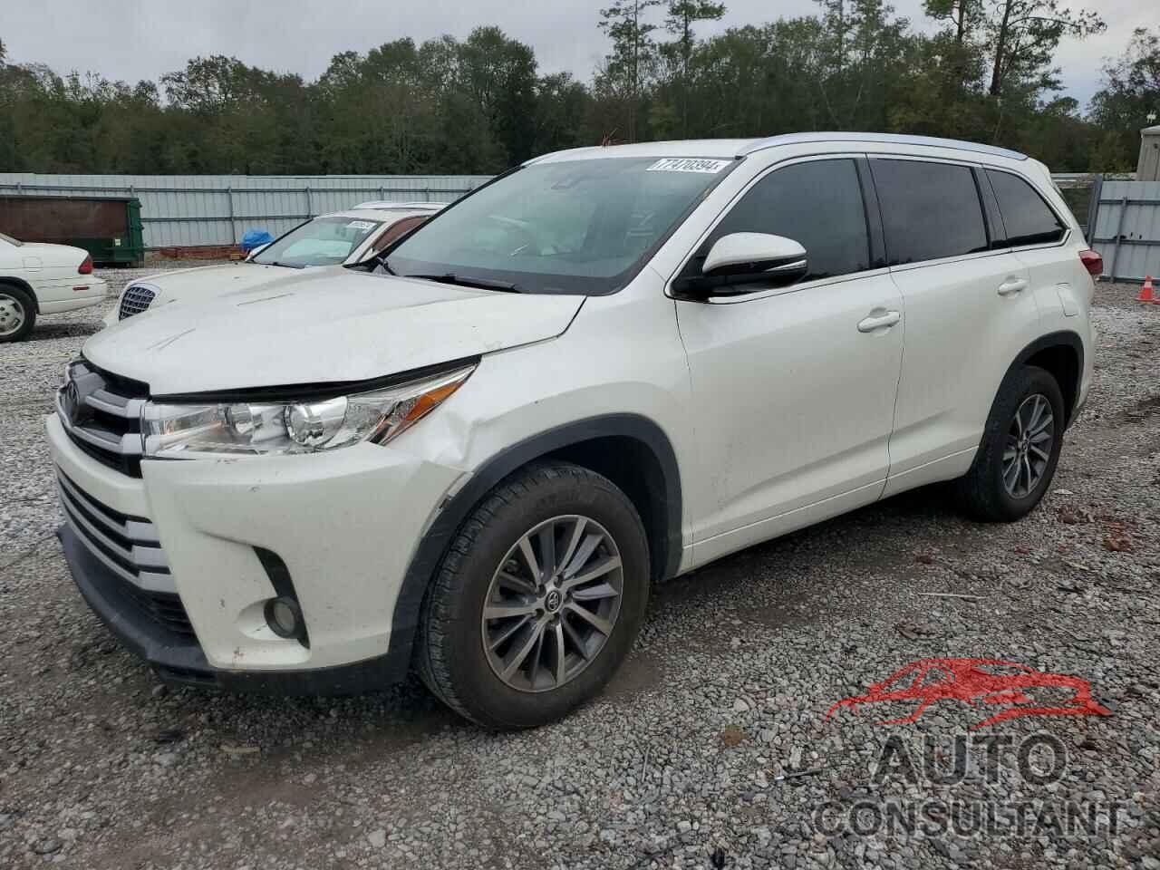 TOYOTA HIGHLANDER 2018 - 5TDKZRFH1JS549267