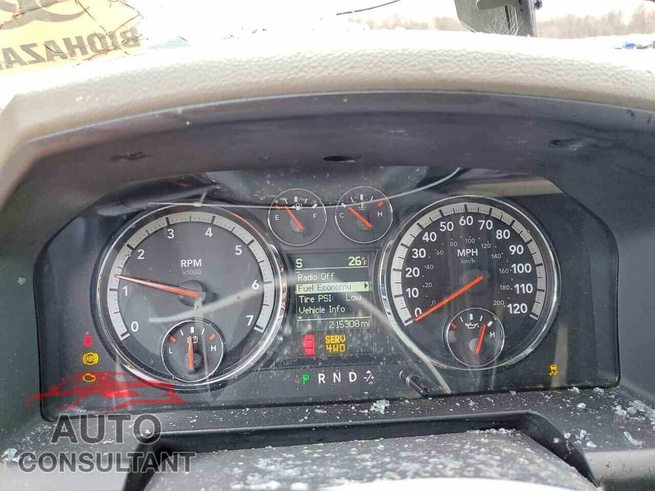 DODGE RAM 1500 2012 - 1C6RD7LT4CS189066