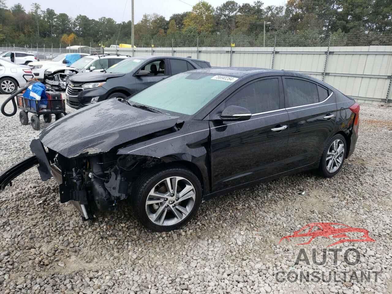 HYUNDAI ELANTRA 2017 - KMHD84LF2HU173391