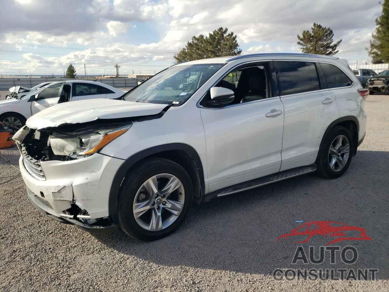 TOYOTA HIGHLANDER 2016 - 5TDDKRFHXGS268400