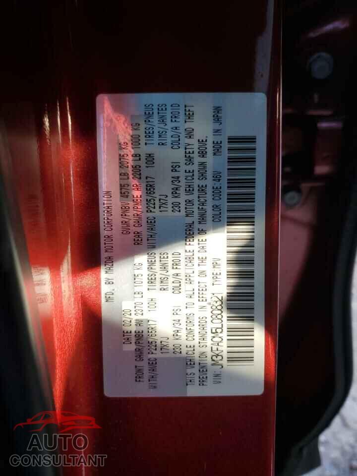 MAZDA CX-5 2020 - JM3KFACM5L0808321