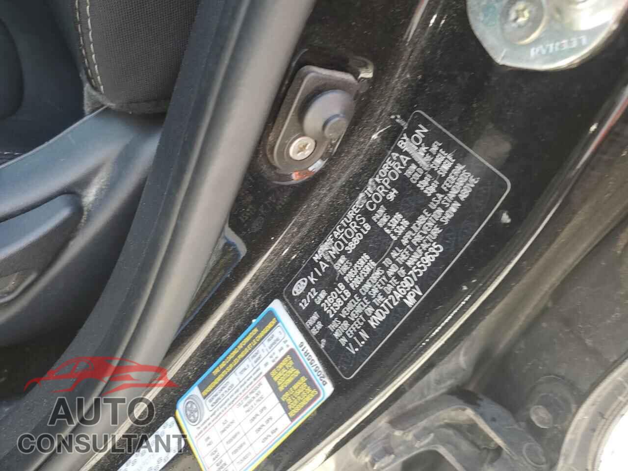 KIA SOUL 2013 - KNDJT2A69D7559635
