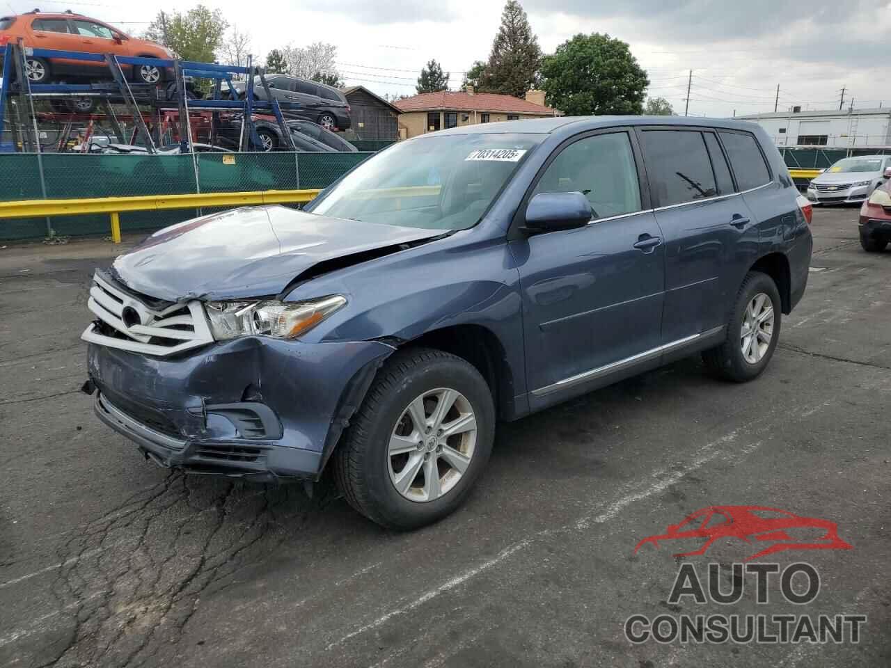 TOYOTA HIGHLANDER 2012 - 5TDBK3EH1CS164510